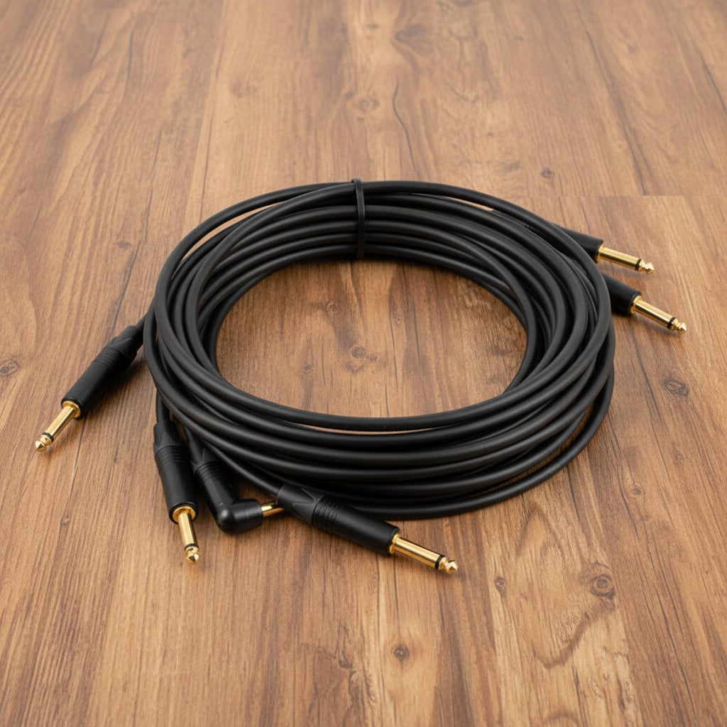 3M Mogami Instrument Cable (Right Angled to Straight)